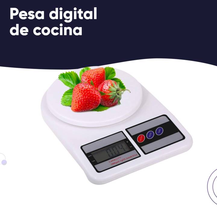 Pesa digital de cocina